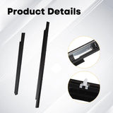 4pc Weatherstrip Window Moulding Trim Seal Belt for Toyota Sequoia 2001-2007 75710-0C010 – product image 6