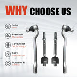4Pcs Front Inner & Outer Side Steering Tie Rod End for Lexus LS430 2001-2006 4550359065 – product image