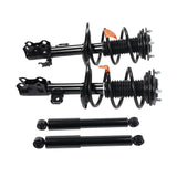 4pcs Front Struts & Rear Shocks w/ Coil Springs for 2006-2012 Toyota RAV4 172276 – product image