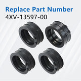 4Pcs Intake Manifold Boot Joint Fit for 1998 Yamaha YZF R1 4XV-13597-00 – product image 2