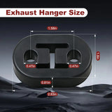 4Pcs Rubber Exhaust Hanger Tail Pipe Bracket Bushing Insulator for Toyota – product image 4
