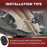 4Pcs Rubber Exhaust Hanger Tail Pipe Bracket Bushing Insulator for Toyota – product image 6