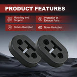 4Pcs Rubber Exhaust Hanger Tail Pipe Bracket Bushing Insulator for Toyota – product image 8