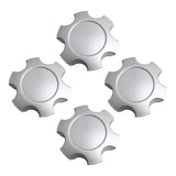 4PCS Silver Wheels Center Hub Covers for 6 Lugs Tundra Sequoia Toyota 4.0L 4.7L 42603-AF030 – product image 2