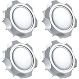 4Pcs Wheel Center Hub Cover Silver for 6 lugs 15" 16" Rims Tacoma 4Runner Toyota 42603-04030 – product image