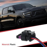 4x 3-Pin Park Assist Sensor Female Connector Pigtail for 2020-2022 Jeep Gladiator 68294468AD – product image