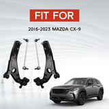 4X Front Lower Control Arm With Sway Bar Link for 2016-2023 Mazda CX-9 TK4834300C – product image 8