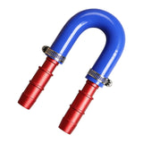 5/8" 3/4" Silicone Heater Hose Connector Kit with Aluminum Fitting – product image