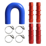 5/8" 3/4" Silicone Heater Hose Connector Kit with Aluminum Fitting – product image 2