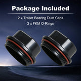 5 Lug Boat Trailer Bearing Hub Cap Set for Dexter Vortex 81143 48355V – product image 9