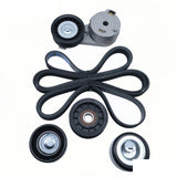5-Piece Serpentine Belt Component Kit for Chevrolet Impala, Malibu, Pontiac G6, Saturn 3.5L/3.9L