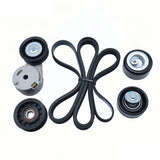 5-Piece Serpentine Belt Component Kit for Chevrolet Impala, Malibu, Pontiac G6, Saturn 3.5L/3.9L