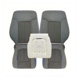 5 x For 11-2016 Ford F-250 F-350 XLT Front Cloth Seat Cover Gray & Driver Foam – product image