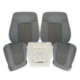 5 x For 11-2016 Ford F-250 F-350 XLT Front Cloth Seat Cover Gray & Driver Foam – product image 2