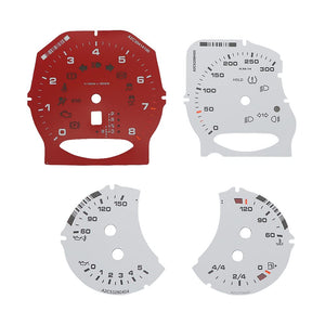 Gauge Face Compatible for Panamera 970/ Porsche 911 Carrera 991/ Cayenne 958/ Instrument Cluster Scales in 300KM/H 8000rpm