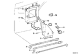 Genuine Bracket Mount for 1995-2001 BMW 7-Series E38 CD Changer 84438381529
