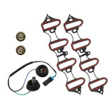 5X Knock Sensor Harness Intake Manifold Gasket Kit for Chevy Silverado Sierra – product image 5