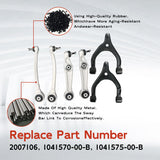 6-Piece Front Control Arm and Ball Joint Set for Tesla Model X 2016-2021 1027322-00-D – product image 3