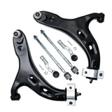 6-Piece Front Lower Control Arm and Tie Rod Kit for 2015-2019 Subaru Legacy and Outback