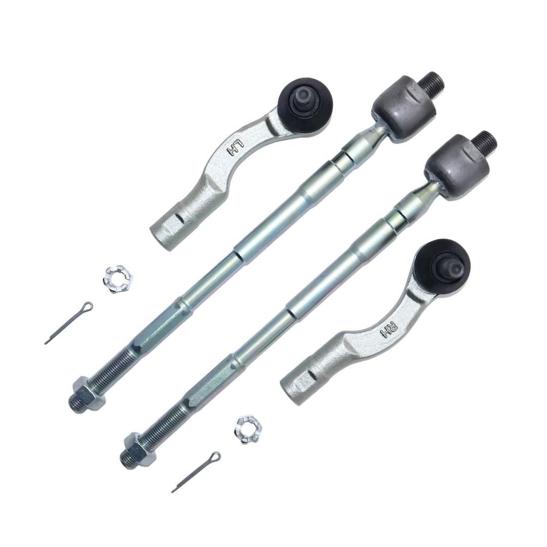 6-Piece Front Lower Control Arm and Tie Rod Kit for 2015-2019 Subaru Legacy and Outback