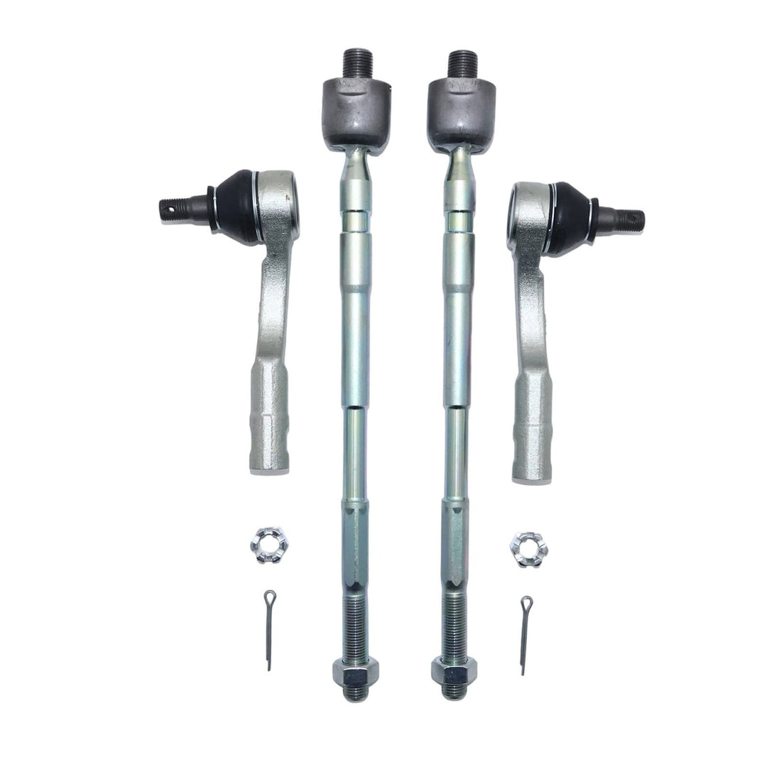 6-Piece Front Lower Control Arm and Tie Rod Kit for 2015-2019 Subaru Legacy and Outback