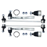 6-Piece Front Tie Rod, Ball Joint and Sway Bar Link Kit for 2015-2017 Acura TLX 2.4L