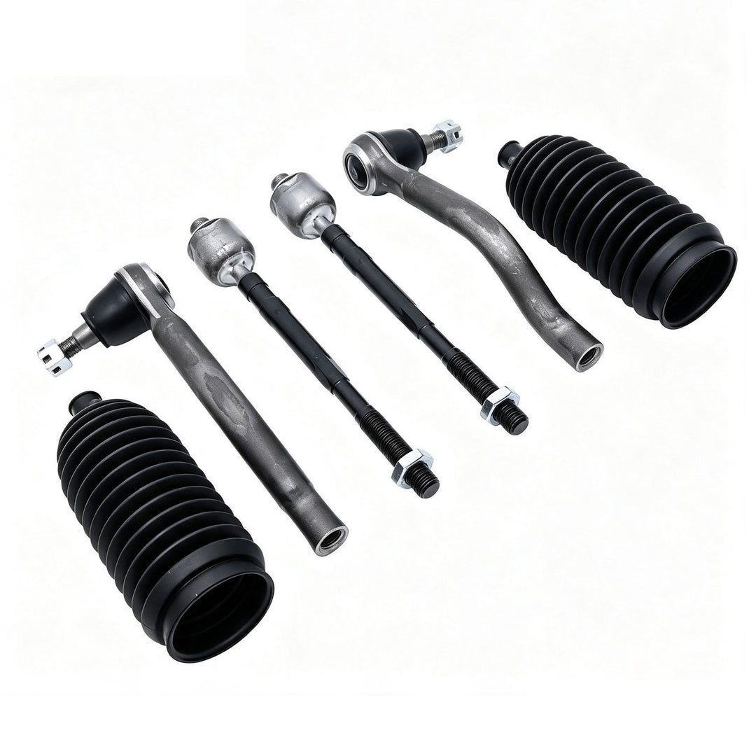 6-Piece Inner and Outer Tie Rod Kit for 2009-2014 Nissan Murano