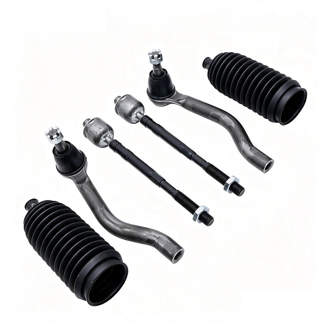6-Piece Inner and Outer Tie Rod Kit for 2009-2014 Nissan Murano