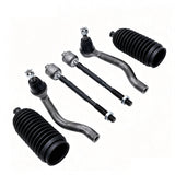 6-Piece Inner and Outer Tie Rod Kit for 2009-2014 Nissan Murano