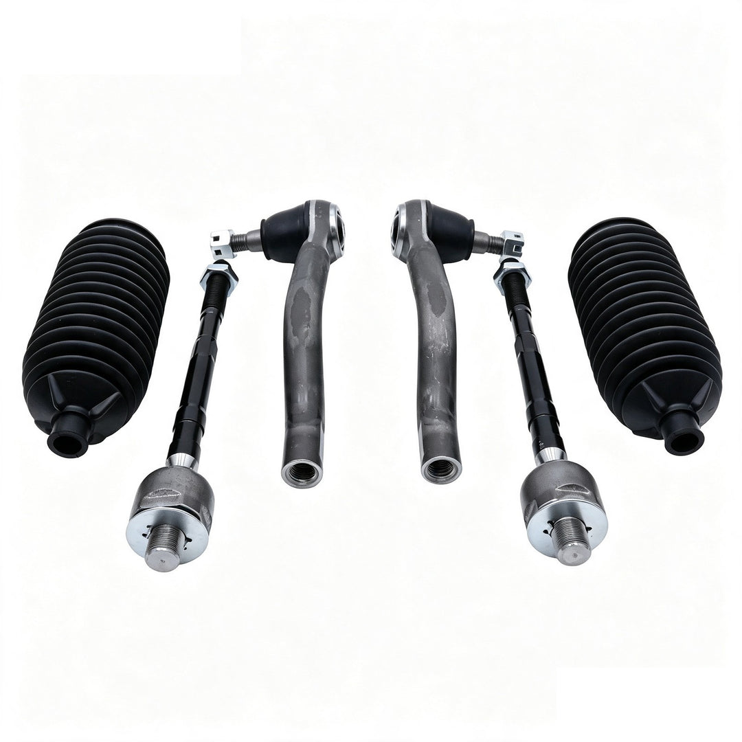6-Piece Inner and Outer Tie Rod Kit for 2009-2014 Nissan Murano