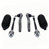 6-Piece Inner and Outer Tie Rod Kit for 2009-2014 Nissan Murano