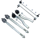 6-Piece Tie Rod and Sway Bar Link Kit for 2015-2020 Honda Fit 1.5L