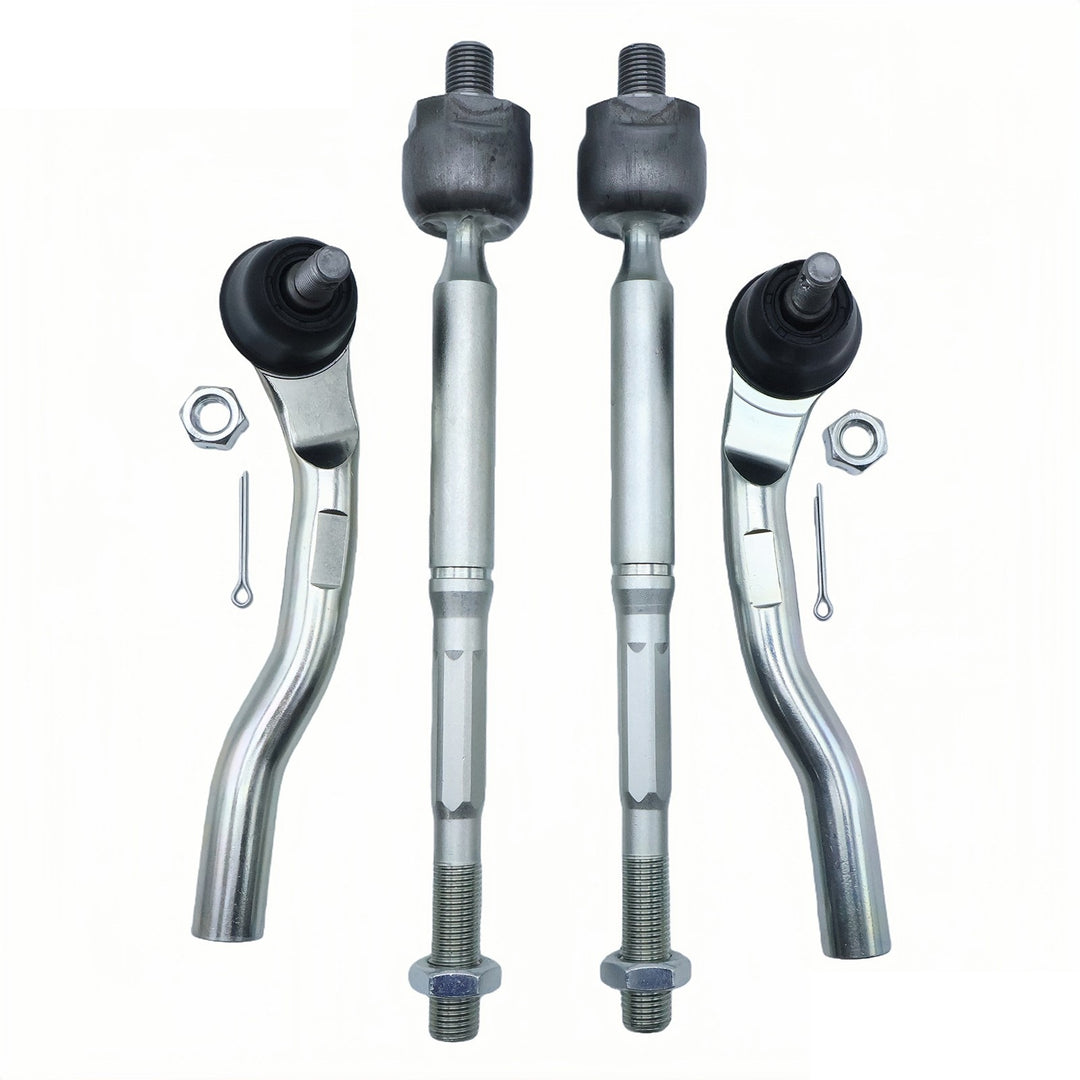 6-Piece Tie Rod and Sway Bar Link Kit for 2015-2020 Honda Fit 1.5L