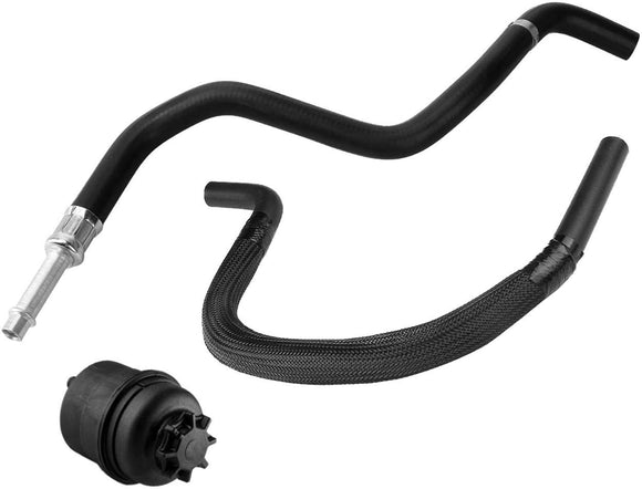 32411097164 Power Steering Reservoir & Hose Line Kit for BMW E38 E39 525i 528i 530i