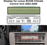 LCD Info Display Replacement for Lexus SC430 Climate Control Unit 55900-24260