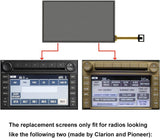 6.5" Touch Screen Digitizer Replacement for Ford Sync 1 LTA065B1D1F Radio Navigation