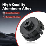 64mm Aluminum Oil Filter Housing Socket Wrench Fit for Toyota Prius V Matrix – product image 2