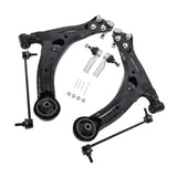 6pc Front Lower Control Arms + Tie Rods + Sway Bars for 14-2019 Toyota Corolla – product image