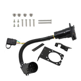 7 Way RV Trailer Tow Wiring Harness Connector 7/4 Pin Flat Plug for Chevy 1500 – product image
