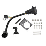 7 Way RV Trailer Tow Wiring Harness Connector 7/4 Pin Flat Plug for Chevy 1500 – product image 3