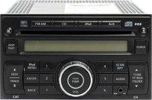 AM FM Single CD Auxiliary Input for 2011-15 Nissan Rogue 281851VK1A Face CY26G