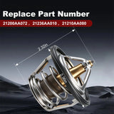 78℃ Radiator Coolant Thermostat Valve Fit for Subaru Baja 2.5L 2003-2006 New – product image 4