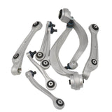 8-Piece Front Control Arm Kit with Ball Joints for 2011-2018 Audi A8 Quattro and S8