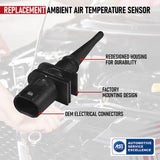 Ambient Air Temperature Sensor - Replaces 902020, 6581 6 905 133, 902-020, 65816905133 for BMW Vehicles E46 M3 E38 E39 M5 X5 Z4