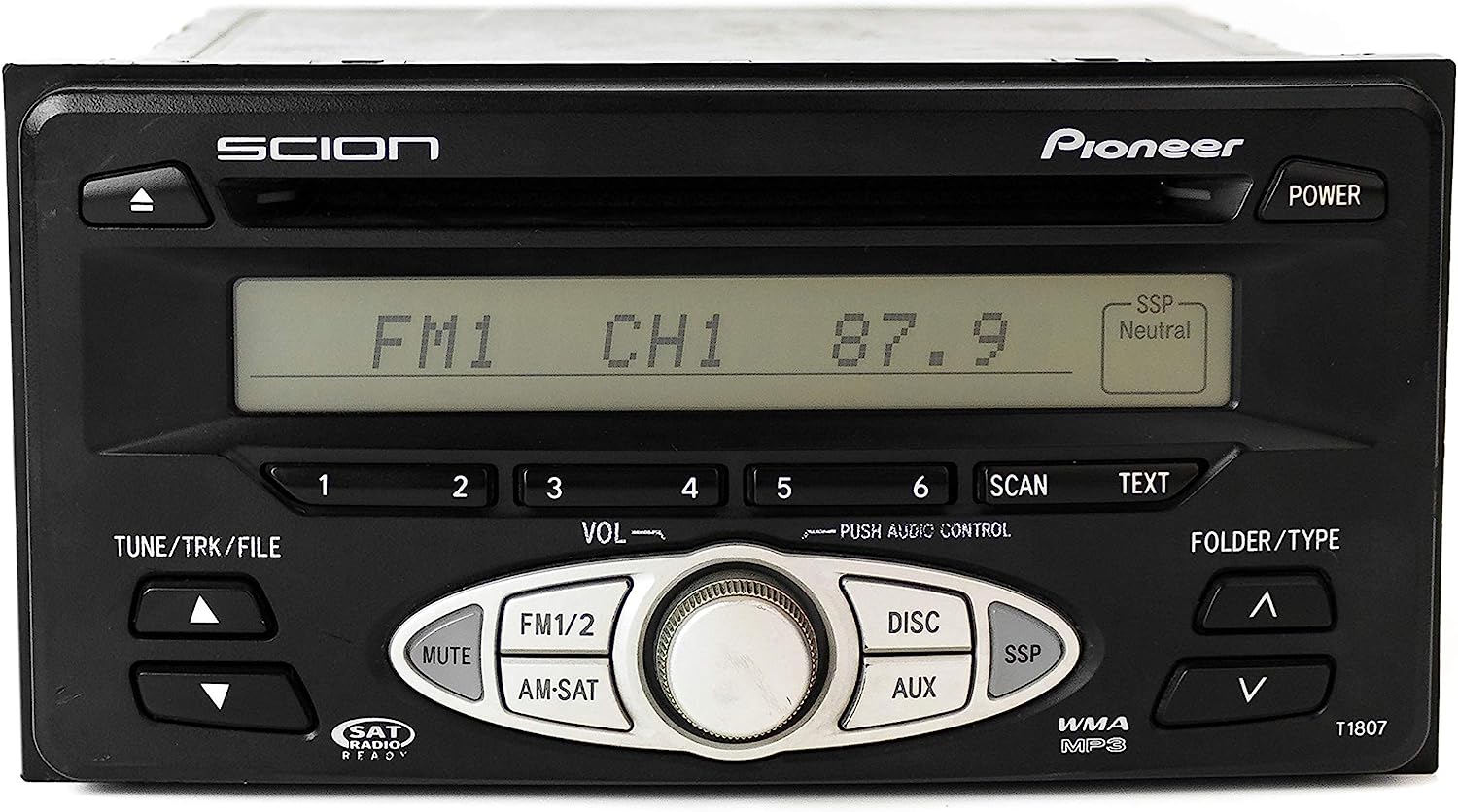 AM FM XM Radio Mp3 CD 2006 Scion XA XB 08600-21800 Face Code T1807 ...