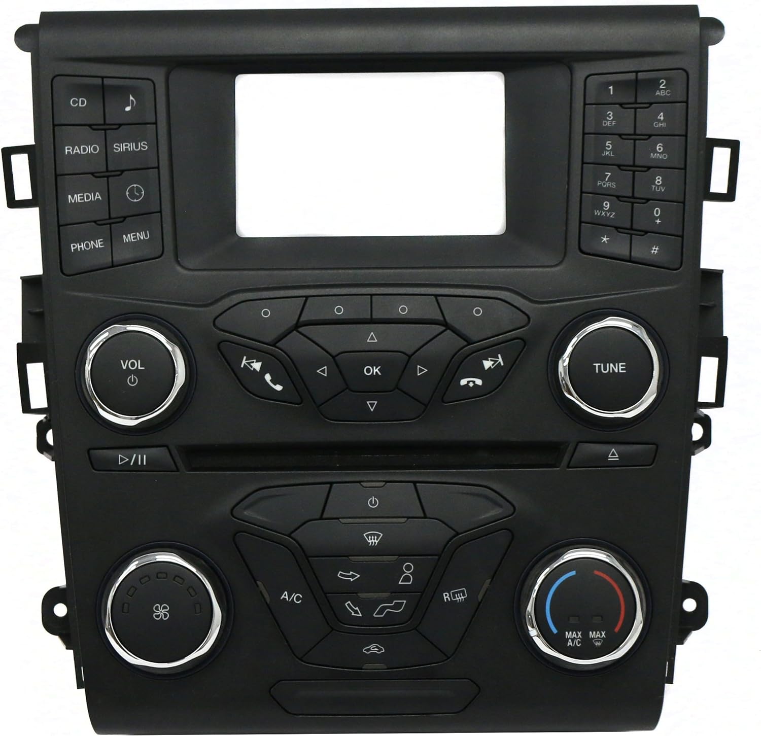 2014 Ford Fusion DS7T-18E243-EX Stereo Climate AC Heat Control Panel F ...
