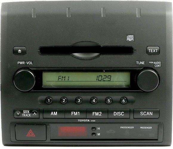 AM FM Radio CD Player for 2007-2008 Toyota Tacoma 86120-04111 Face ID A51838