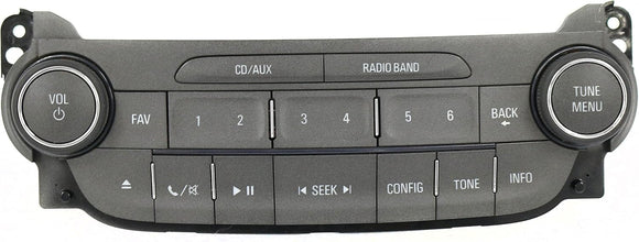 Radio Control Panel UYE for 2013 Chevrolet Malibu 22880998