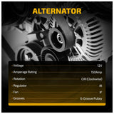 Alternator 150A 6-Groove for Audi S5 3.0L 10-12 A5 Quattro/Q5 3.2L 08-10 11461 - product image 4