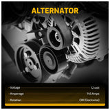 Alternator For Chevy Equinox 3.4L V6 2005-06 Pontiac Torrent 3.4L V6 2006 - product image 3